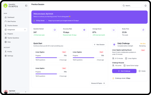 Learning with Saksı AI